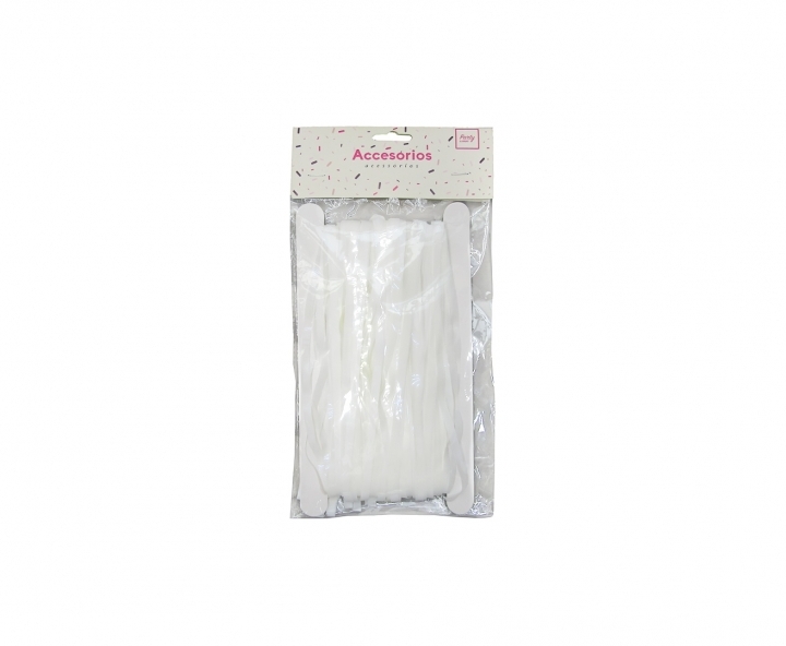 GUIRNALDAS PLASTICA (2X1M) BLANCO