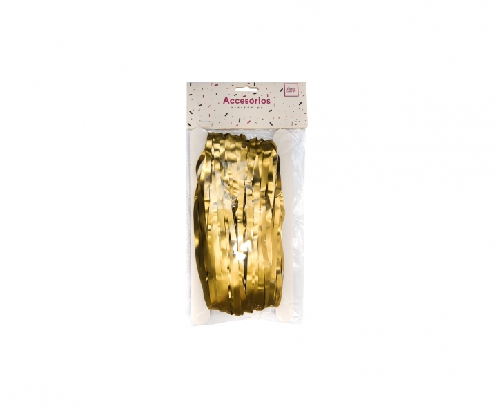 GUIRNALDAS PLASTICA METALIZADO (2X1M) DORADO