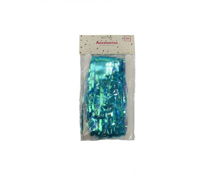GUIRNALDAS PLASTICA TRANSP. (2X1M) AZUL