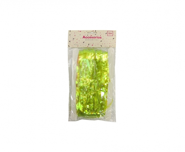 GUIRNALDAS PLASTICA TRANSP. (2X1M) VERDE