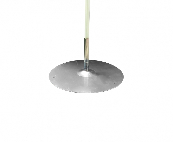 PORTA GLOBOS METAL 11P (100X20CM) BLANCO