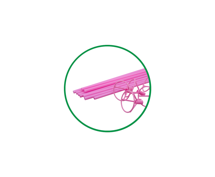 PORTA GLOBO 10P (40CM) ROSADO