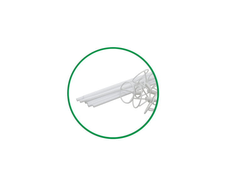 PORTA GLOBO 10P (40CM) BLANCO