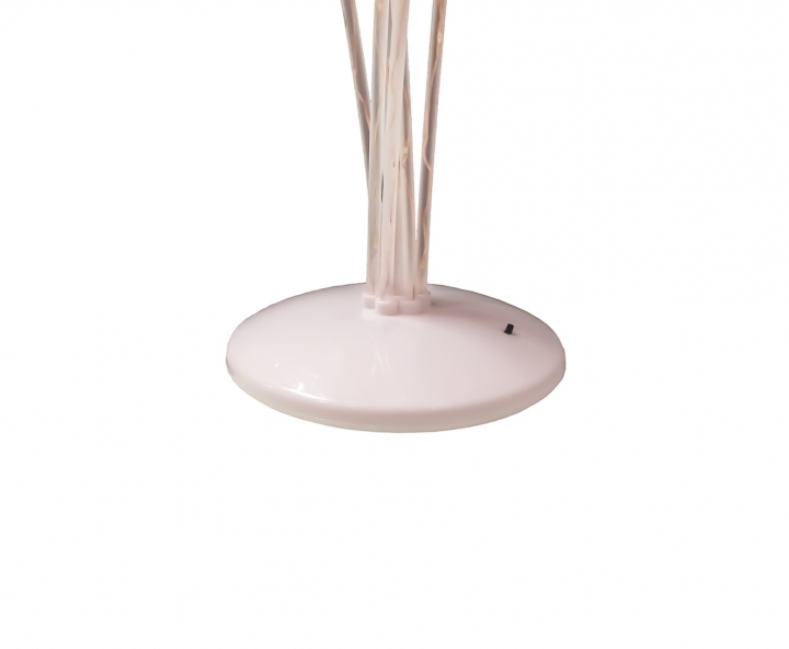 PORTA GLOBOS C/ ILUMIN. COLOR 7P (75X16CM) BLANCO