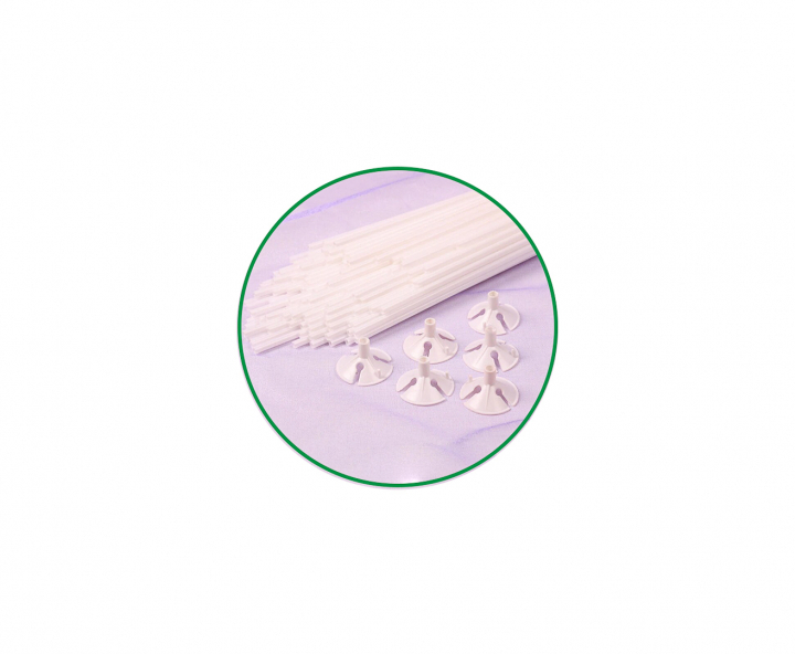 PORTA GLOBO 10P (45CM) BLANCO
