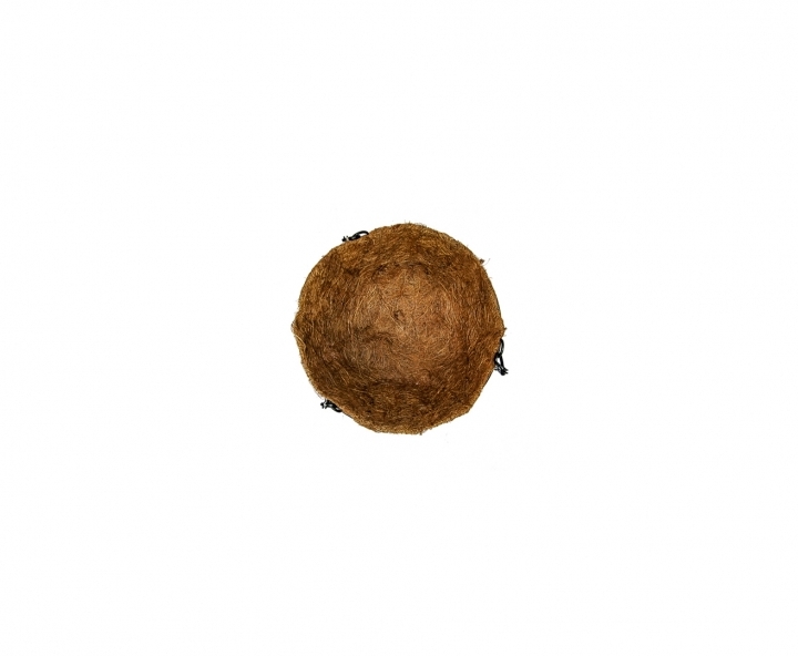 MACETA COLGANTE COCO (20X10CM) NEGRO 