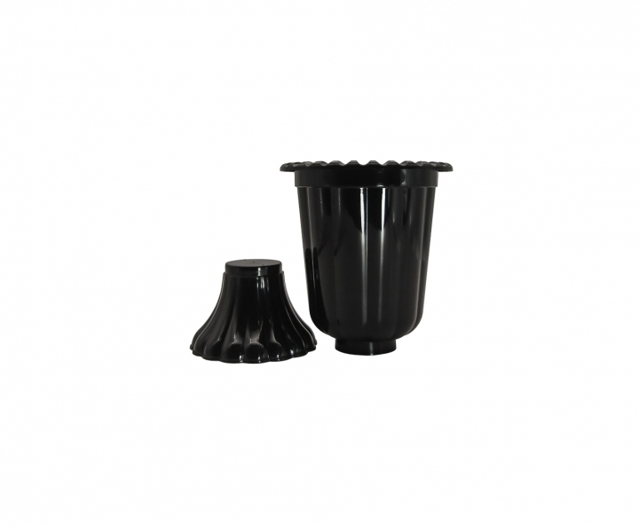 MACETA PLASTICA (13X19) NEGRO