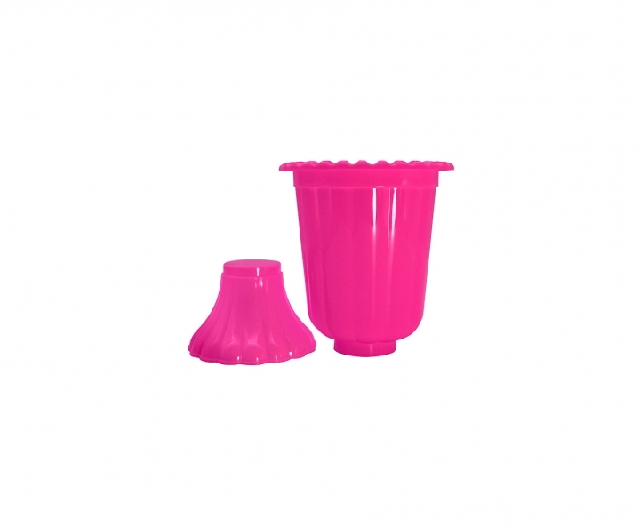 MACETA PLASTICA (13X19) FUCSIA