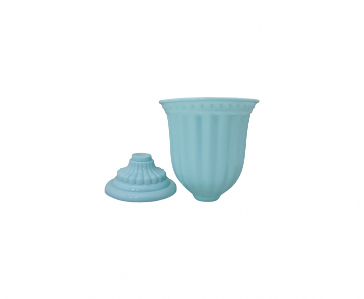 MACETA PLASTICA (13X18CM) TIFFANY CLARO
