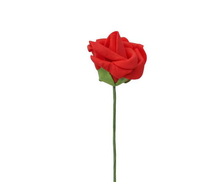 FLOR ARTIFICIAL 5P (4.5CM) ROJO