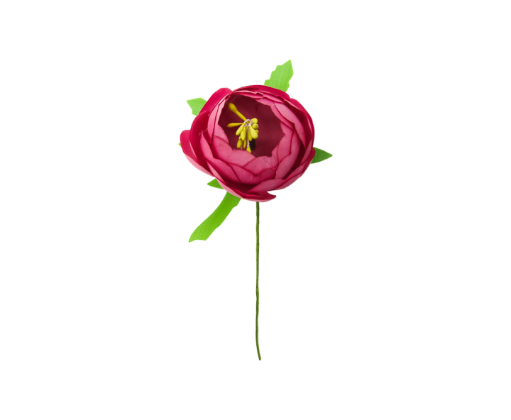 FLOR ARTIFICIAL 6P (4.5CM) ROSADO OSCURO