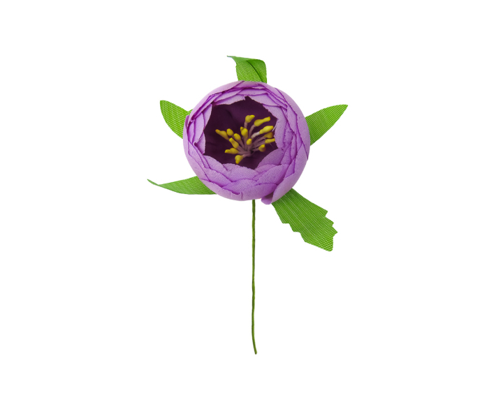FLOR ARTIFICIAL 6P (4.5CM) PURPURA
