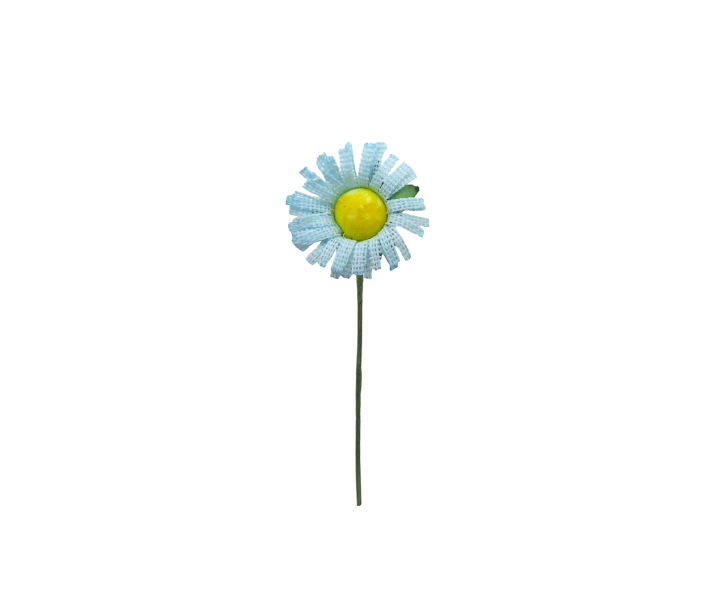 FLOR ARTIFICIAL 10P (2CM) CELESTE