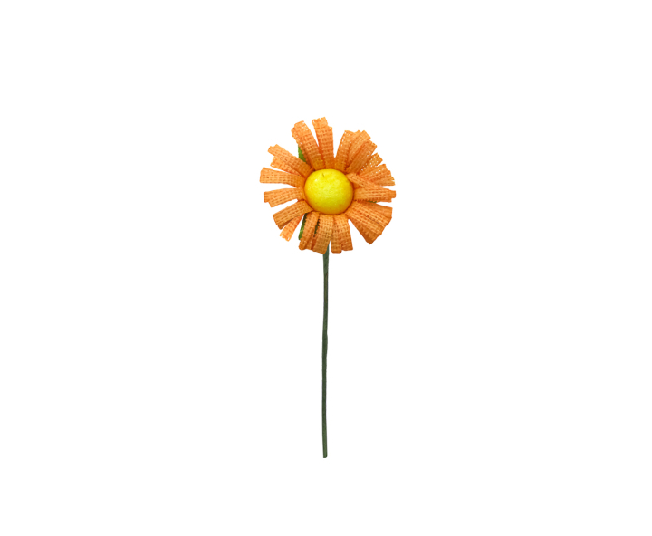 FLOR ARTIFICIAL 10P (2CM) NARANJA