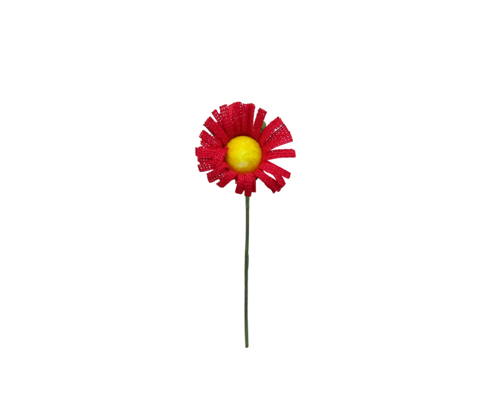 FLOR ARTIFICIAL 10P (2CM) ROJO