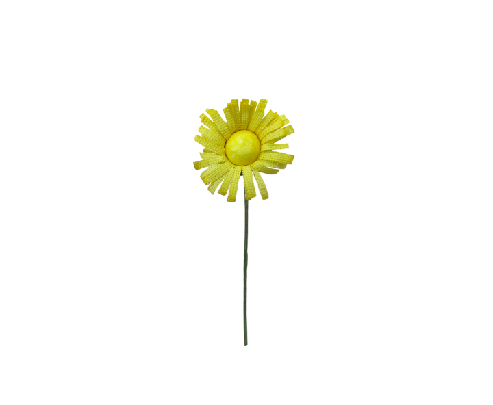 FLOR ARTIFICIAL 10P (2CM) AMARILLO