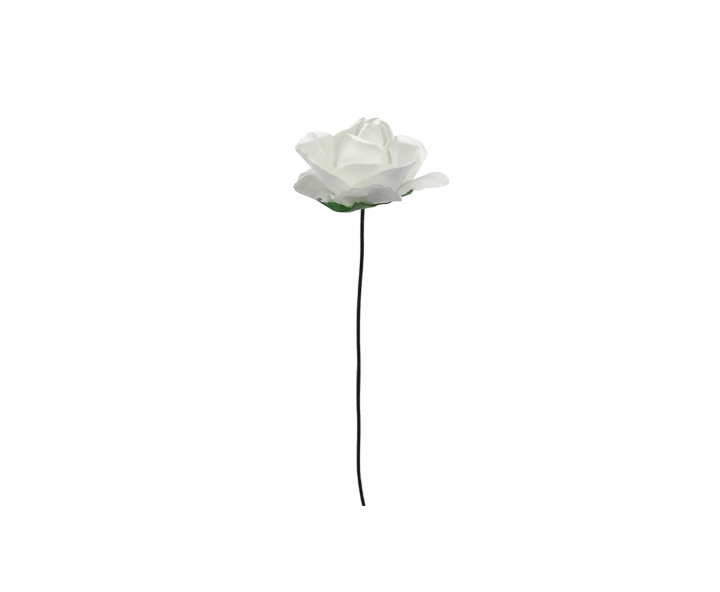 FLOR ARTIFICIAL 6P (3CM) BLANCO