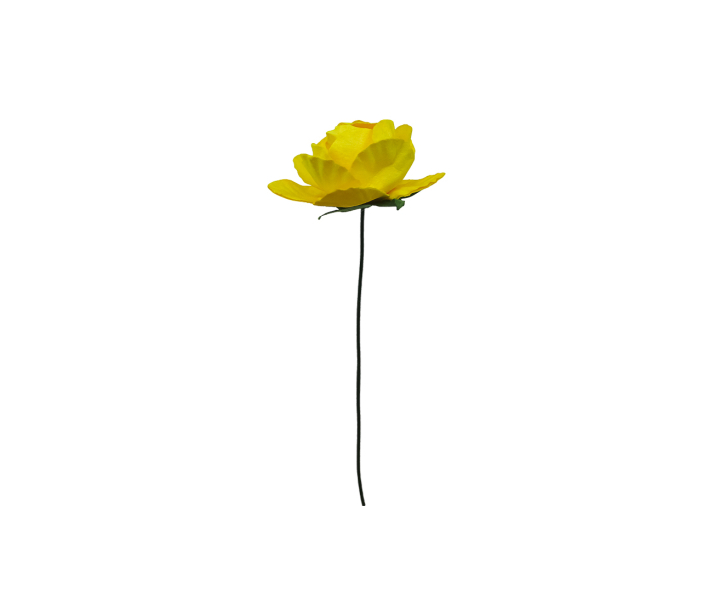 FLOR ARTIFICIAL 6P (3CM) AMARILLO