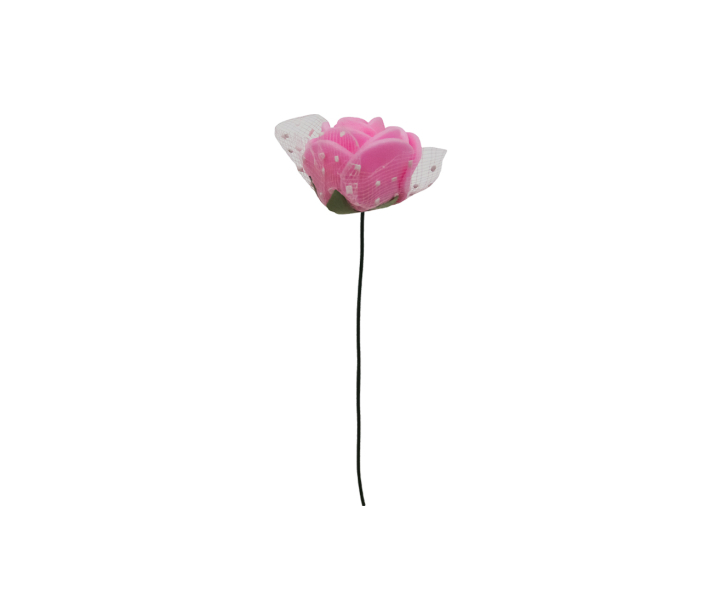 FLOR ARTIFICIAL 12P (2CM) ROSADO CLARO