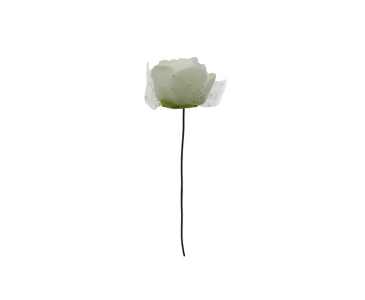 FLOR ARTIFICIAL 12P (2CM) MARFIL