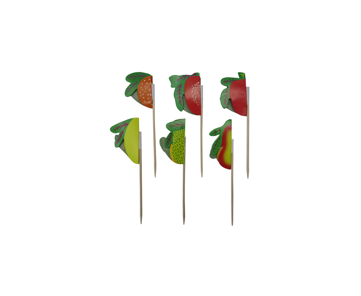 PALITO MADERA 10P (11CM) FRUTAS