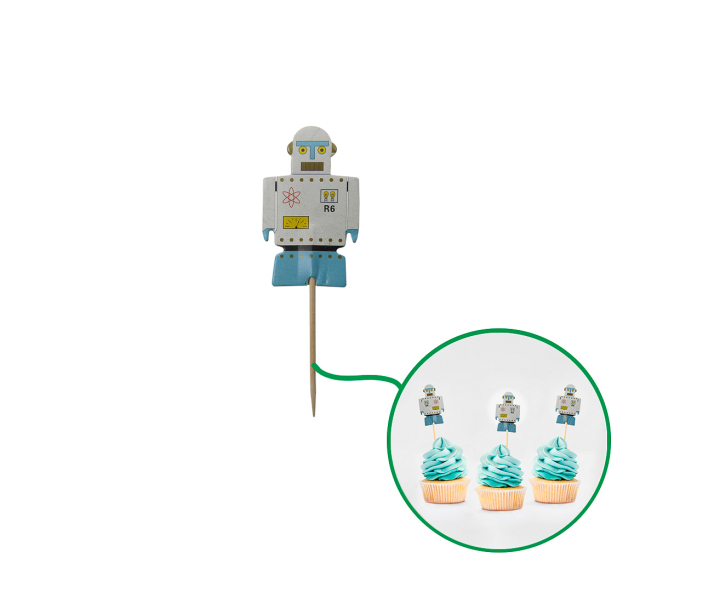 PALITO MADERA 12P ROBOT TIFFANY