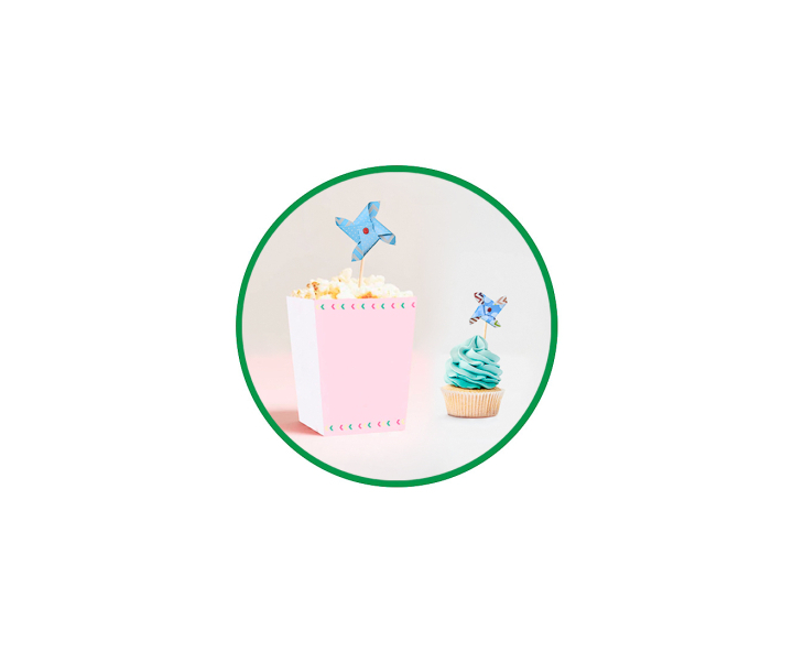 DÉCOR CUPCAKE MOLINILLO 