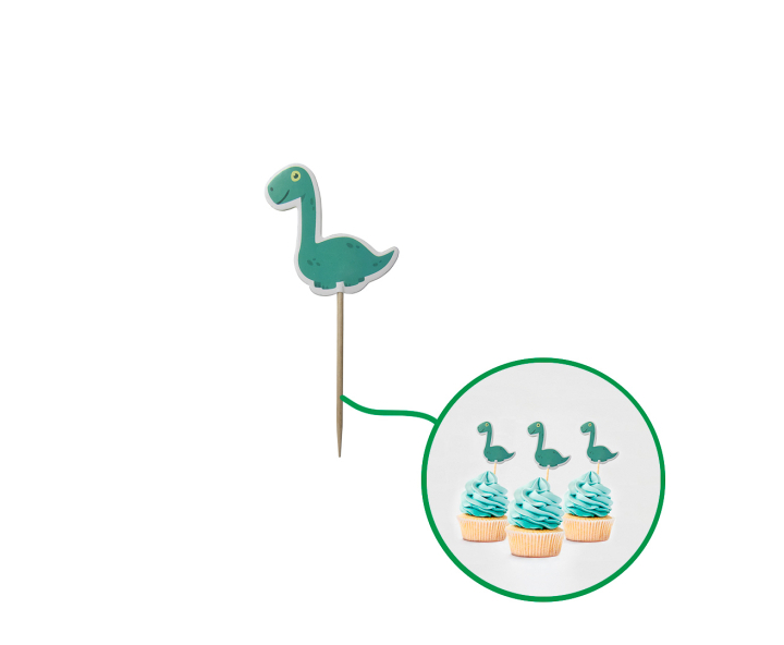 PALITO MADERA 24P (4X9) BRONTOSAURUS VERDE