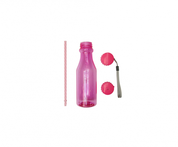 HOPPY PLASTICO DOBLE TAPA ROSADO