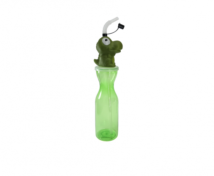 HOPPY PLASTICO TIRANOSAURIO (540ML) VERDE
