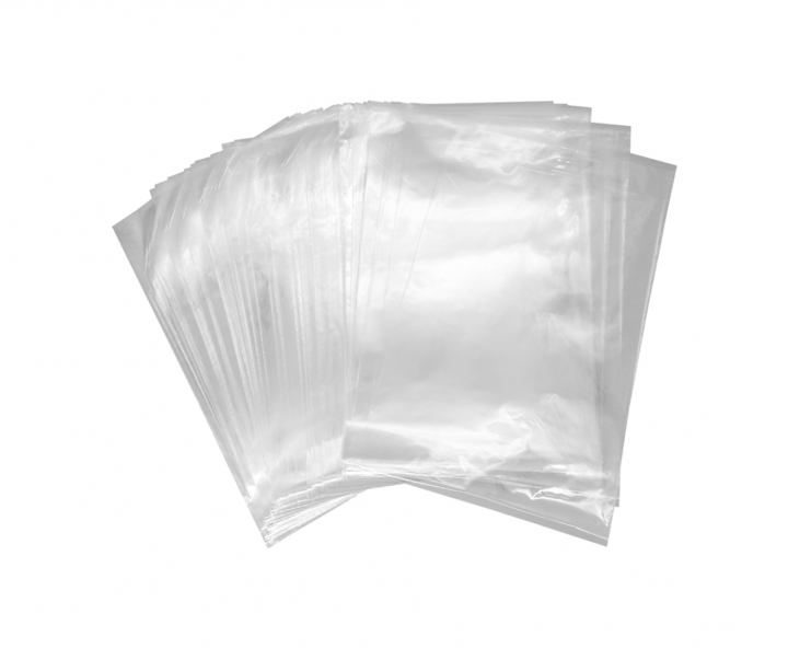 BOLSA PLASTICA 100P (22X32CM) TRANSP.