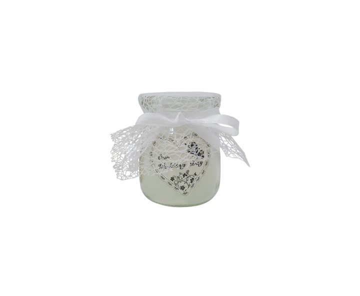 VELA AROMATIZADA “OUR WEDDING DAY” BLANCO