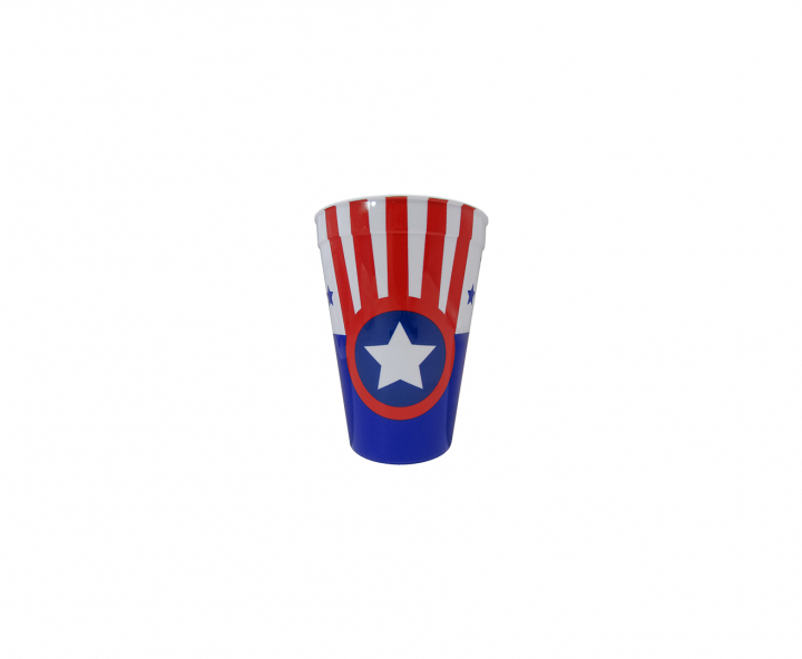 HOPPY PLASTICO CAPITAN (450ML) AZUL/BLANCO