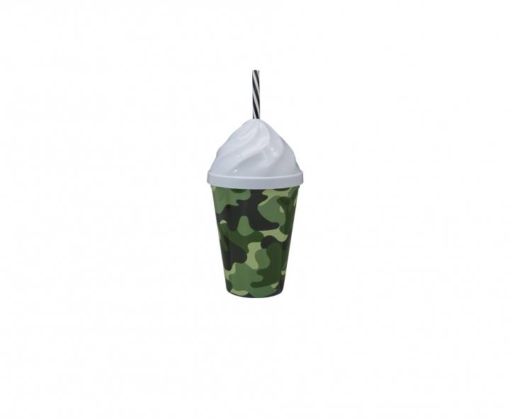 HOPPY PLASTICO CAMUFLAJE (450ML) VERDE