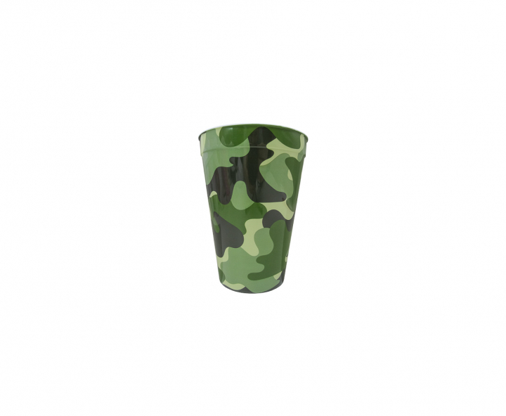 HOPPY PLASTICO CAMUFLAJE (450ML) VERDE