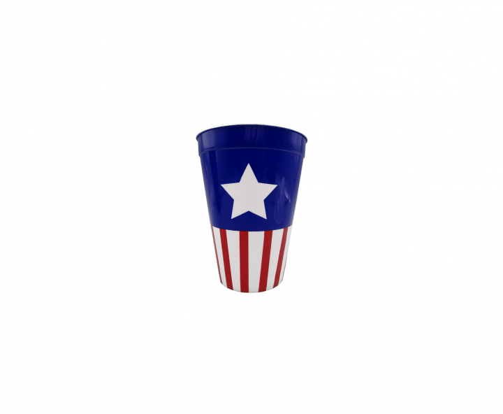 HOPPY PLASTICO CAPITAN (400ML) AZUL