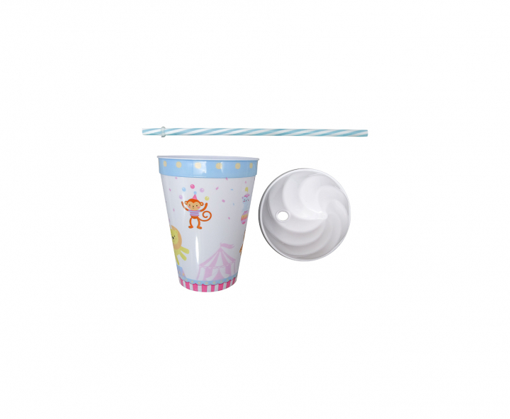 HOPPY PLASTICO CIRCO (450ML) BLANCO
