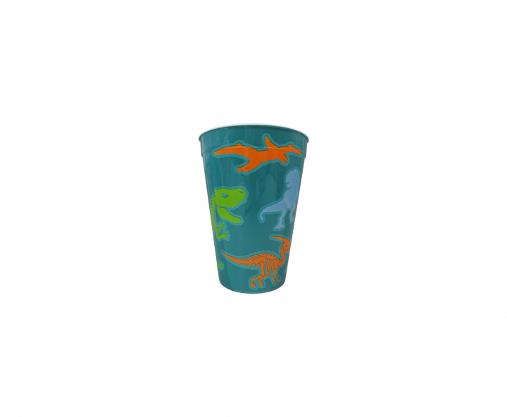 HOPPY PLASTICO DINOSAURIOS (450ML) VERDE