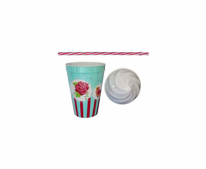HOPPY PLASTICO FLOR (540ML) TIFFANY