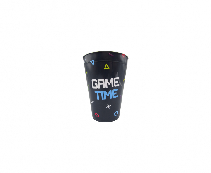 HOPPY PLASTICO “GAME TIME” (400ML) NEGRO