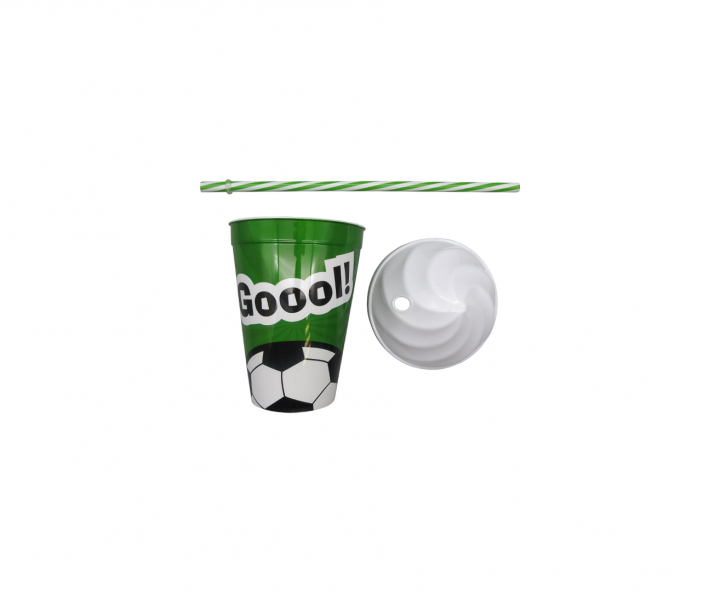 HOPPY PLASTICO “GOOOL” (400ML) VERDE
