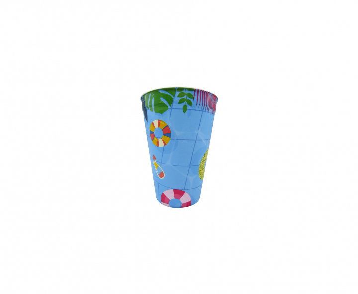 HOPPY PLASTICO PISCINA (400ML) CELESTE