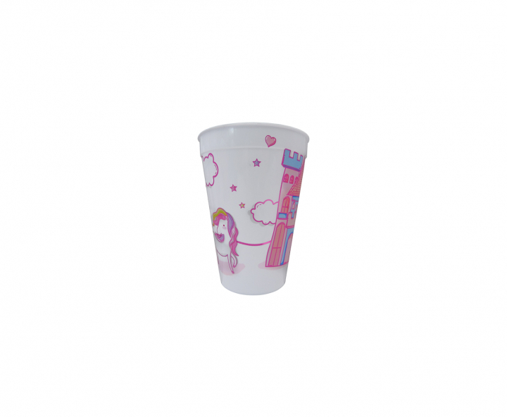HOPPY PLASTICO PRINCESA (450ML) BLANCO