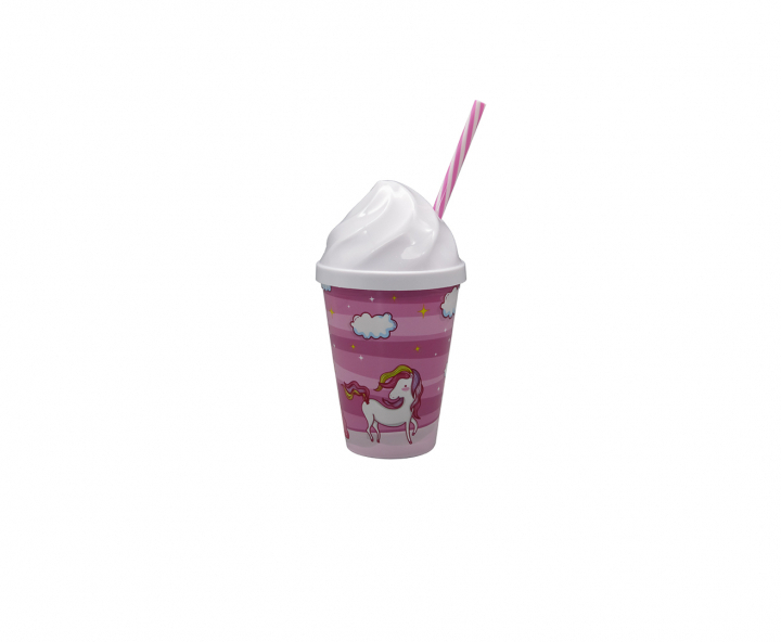 HOPPY PLASTICO PRINCESA (400ML) ROSADO