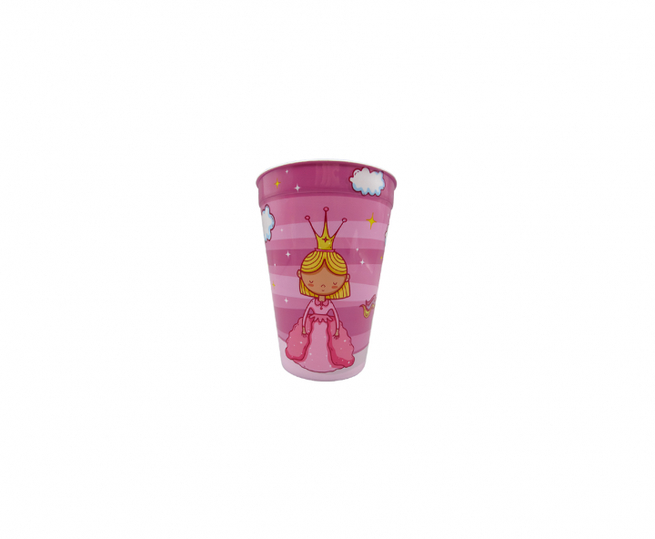 HOPPY PLASTICO PRINCESA (400ML) ROSADO