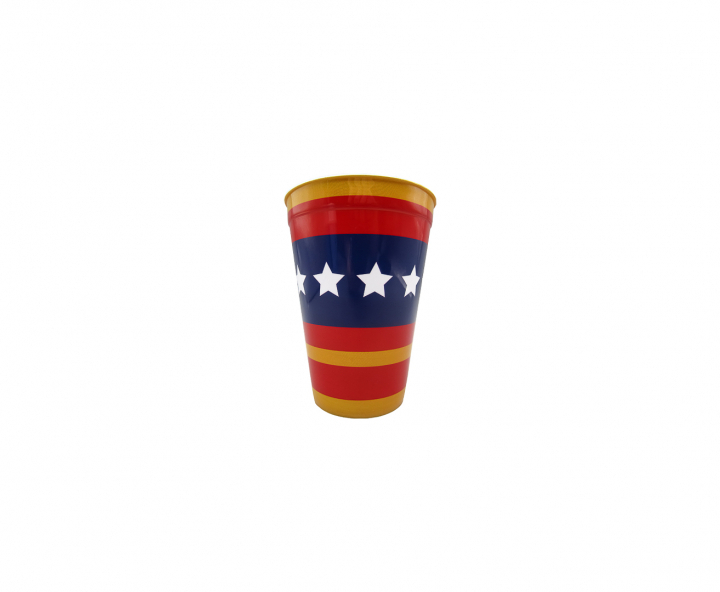 HOPPY PLASTICO CAPITAN (400ML) AZUL/ROJO