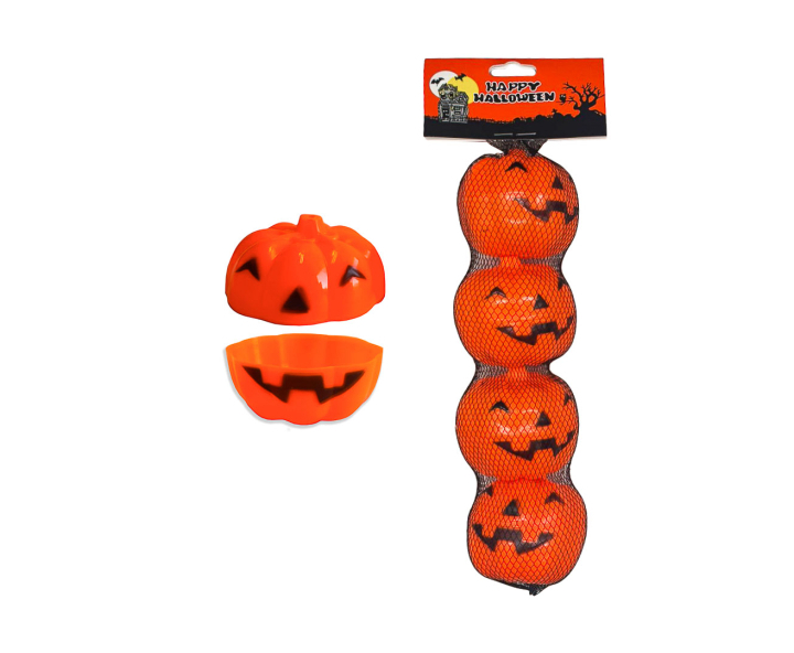 CARAMELERO CALABAZA 4P (7.5X7CM) NARANJA