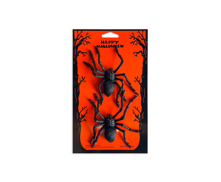 ARAÑA PLASTICA 2P (14X9X3CM) NEGRO