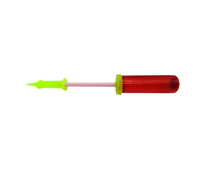 INFLADOR DE GLOBO MANUAL TRANSP. ROJO