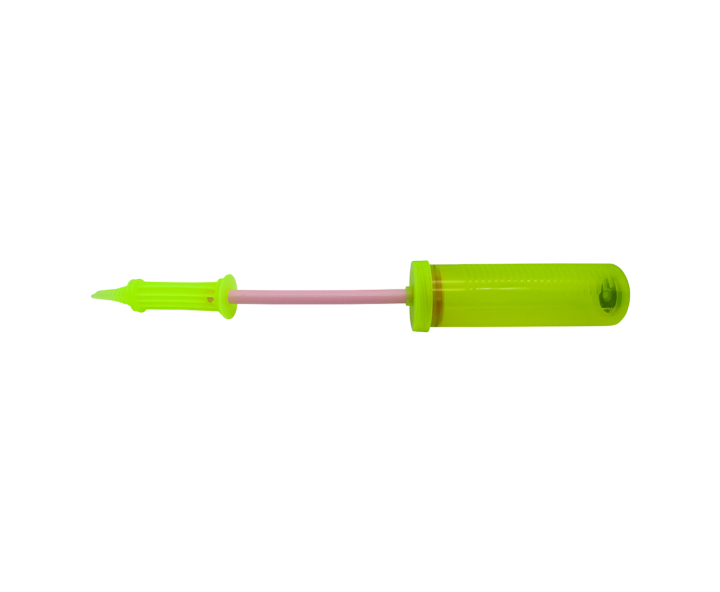 INFLADOR DE GLOBO MANUAL TRANSP. AMARILLO
